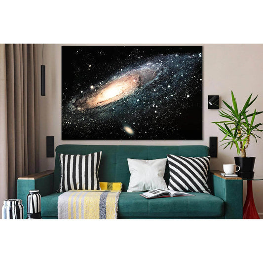 Beautiful Galaxy In Space №SL977 Ready to Hang Canvas Print - Zellart Canvas Prints 0new, ALL_Products, Astronomy & Space Canvas Wall Art