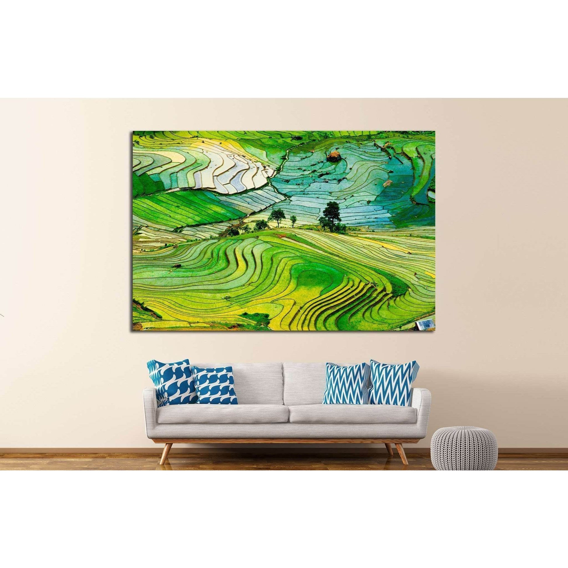 Beautiful landscape in Laocai province, Vietnam №1417 Ready to Hang Canvas PrintCanvas art arrives ready to hang, with hanging accessories included and no additional framing required. Every canvas print is hand-crafted, made on-demand at our workshop and
