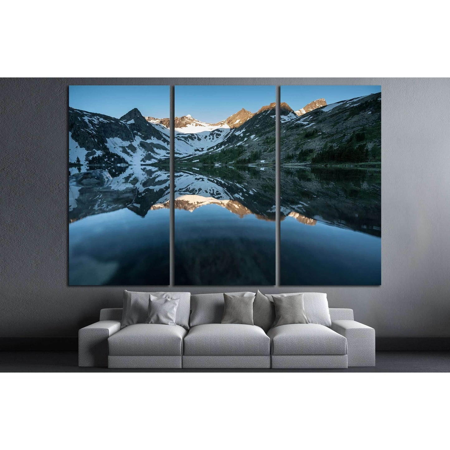 Beautiful landscape of Altai mountains №2852 Ready to Hang Canvas Print - Zellart Canvas Prints ALL_Products, s-2852
