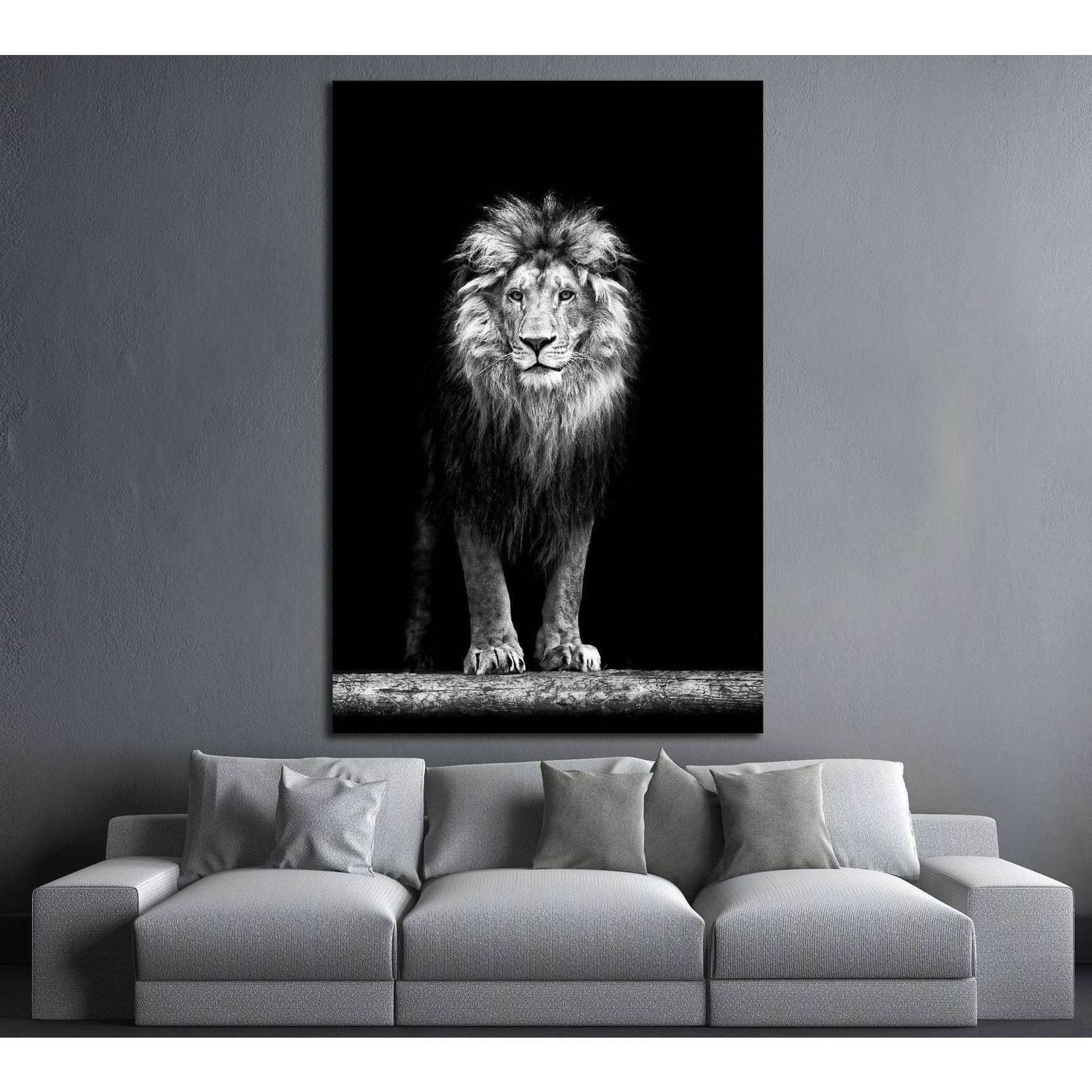 Beautiful Lion №189 Ready to Hang Canvas Print