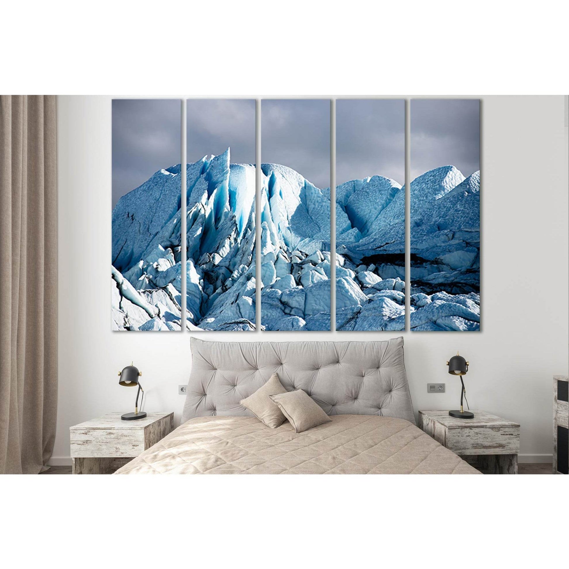 Beautiful Matanuska Glacier №SL1346 Ready to Hang Canvas Print - Zellart Canvas Prints 0new, ALL_Products, Glacials