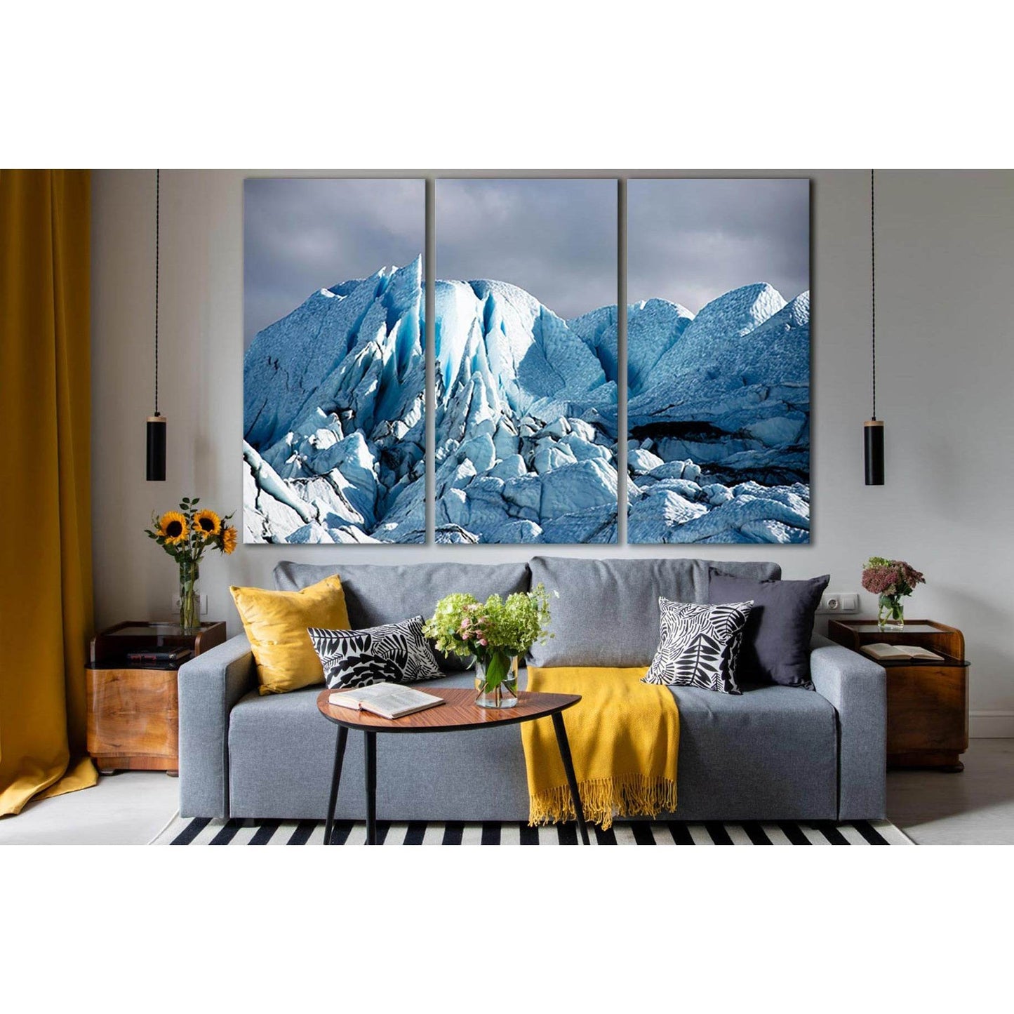 Beautiful Matanuska Glacier №SL1346 Ready to Hang Canvas Print - Zellart Canvas Prints 0new, ALL_Products, Glacials
