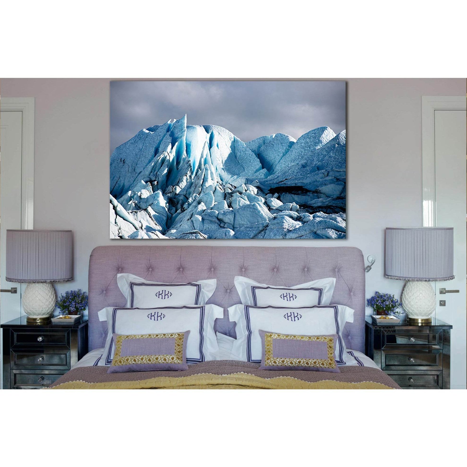 Beautiful Matanuska Glacier №SL1346 Ready to Hang Canvas Print - Zellart Canvas Prints 0new, ALL_Products, Glacials