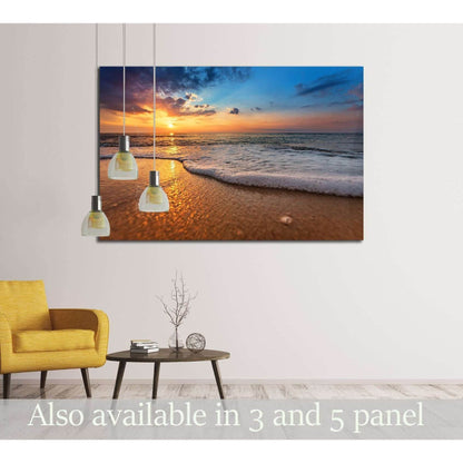 Beautiful natural seascape №3185 Ready to Hang Canvas Print - Zellart Canvas Prints ALL_Products, s-3185