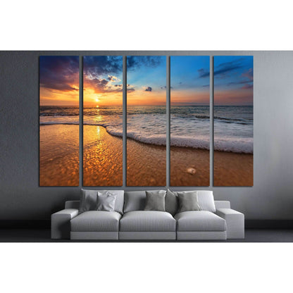 Beautiful natural seascape №3185 Ready to Hang Canvas PrintCanvas art arrives ready to hang, with hanging accessories included and no additional framing required. Every canvas print is hand-crafted, made on-demand at our workshop and expertly stretched ar