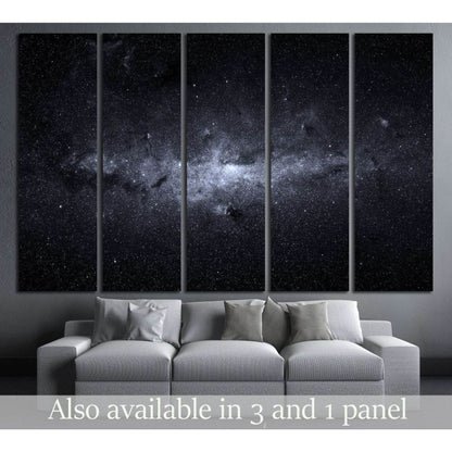 Beautiful night sky. Elements of this image furnished by NASA №2452 Ready to Hang Canvas Print - Zellart Canvas Prints ALL_Products, s-2452