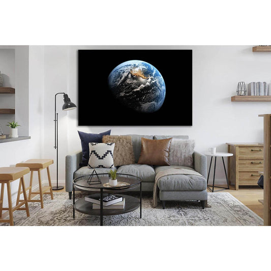 Beautiful Planet Earth №SL412 Ready to Hang Canvas Print - Zellart Canvas Prints 0new, ALL_Products, Astronomy & Space Canvas Wall Art