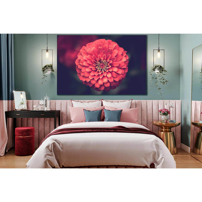 Beautiful Red Flower №SL690 Ready to Hang Canvas Print - Zellart Canvas Prints 0new, ALL_Products, Floral & Botanical Wall Art