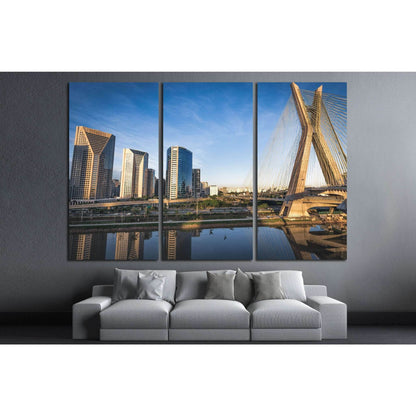 Beautiful Sao Paulo Landmark, Brazil №1247 Ready to Hang Canvas Print - Zellart Canvas Prints ALL_Products, s-1247