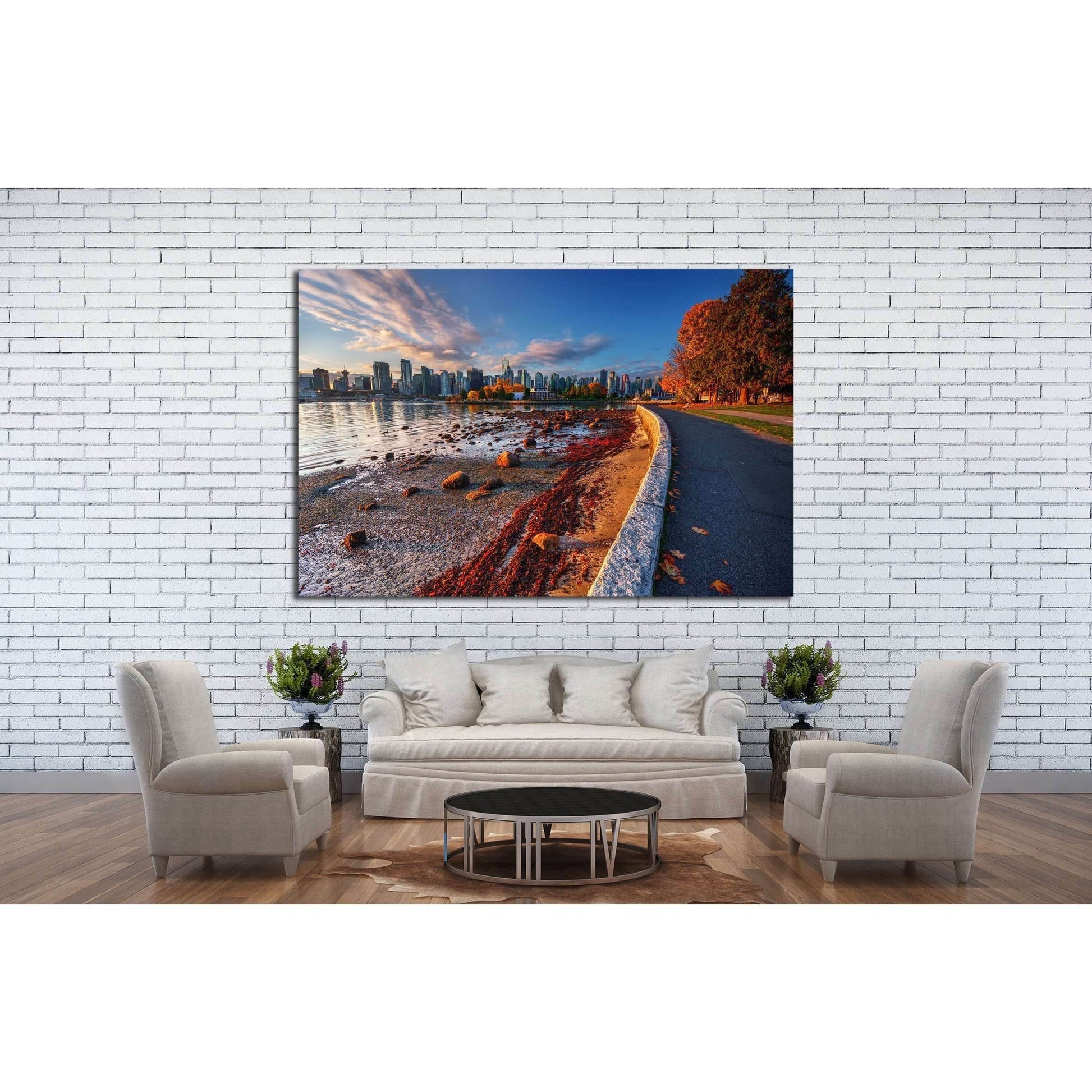 Beautiful Vancouver №2182 Ready to Hang Canvas Print - Zellart Canvas Prints ALL_Products, s-2182