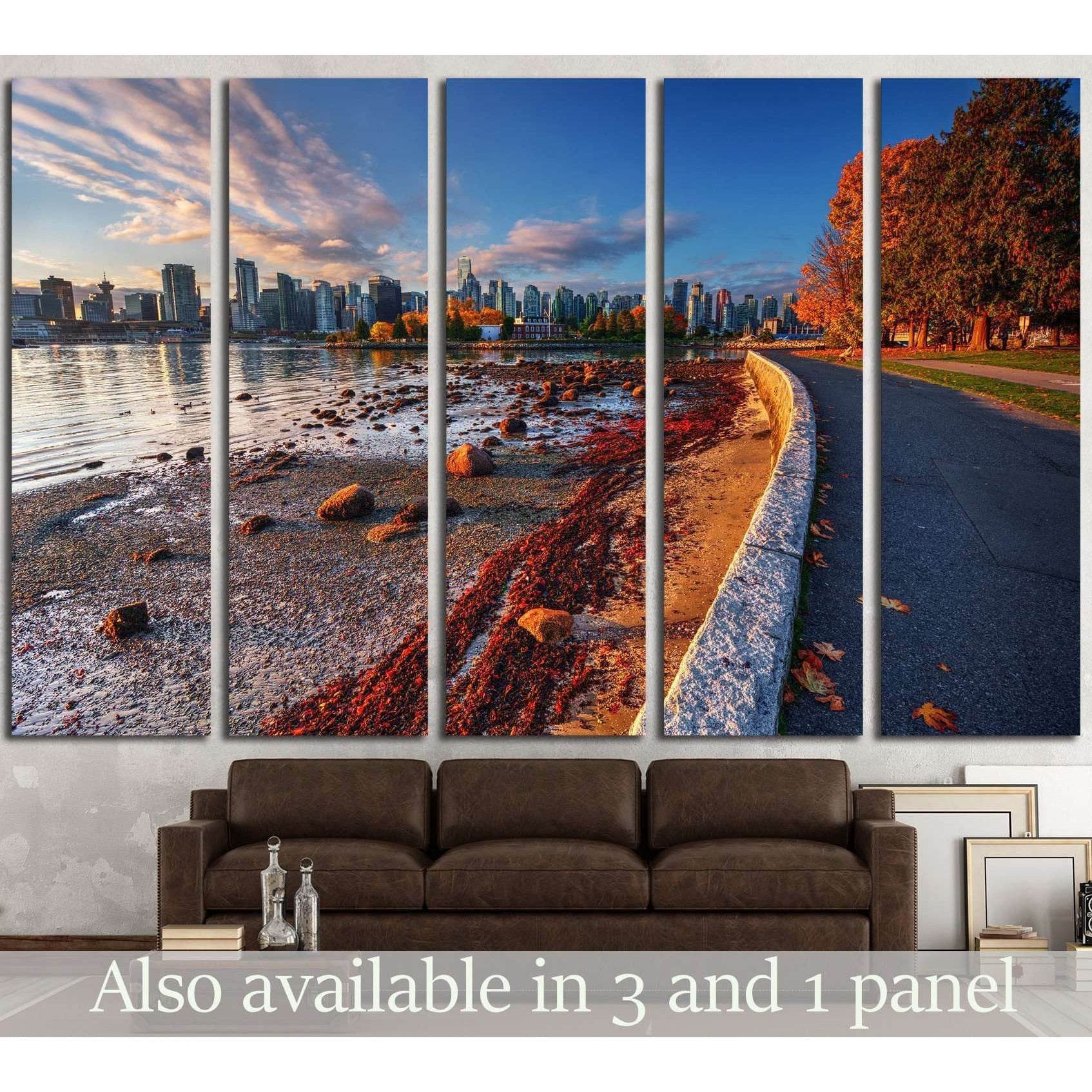 Beautiful Vancouver №2182 Ready to Hang Canvas Print - Zellart Canvas Prints ALL_Products, s-2182