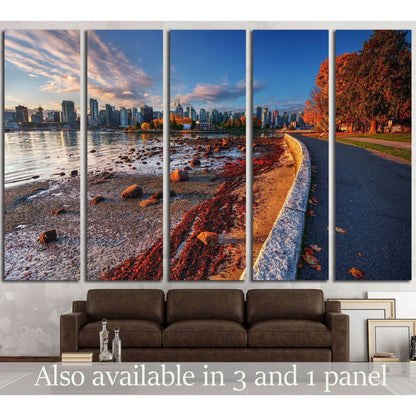 Beautiful Vancouver №2182 Ready to Hang Canvas Print - Zellart Canvas Prints ALL_Products, s-2182