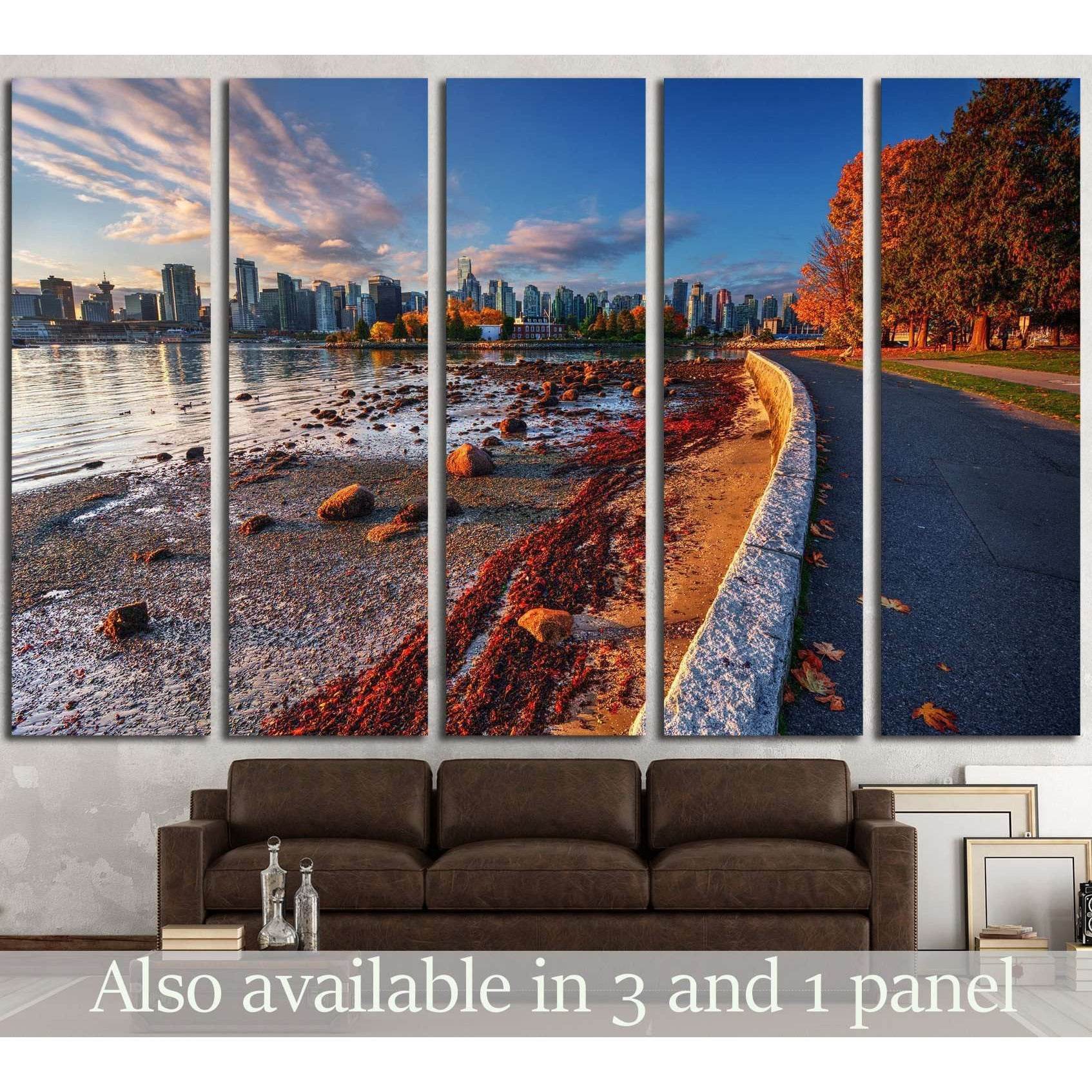 Beautiful Vancouver №2182 Ready to Hang Canvas Print