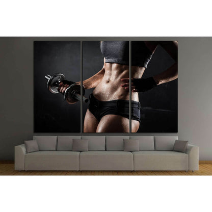 Beautiful Woman, Fitness №1461 Ready to Hang Canvas PrintCanvas art arrives ready to hang, with hanging accessories included and no additional framing required. Every canvas print is hand-crafted, made on-demand at our workshop and expertly stretched arou
