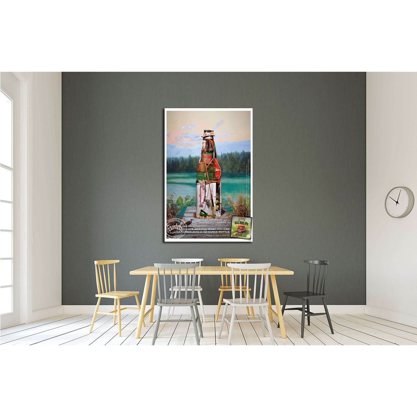 Beer №3416 Ready to Hang Canvas Print - Zellart Canvas Prints ALL_Products, Beer, s-3416