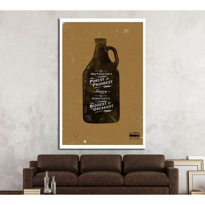 Beer №3431 Ready to Hang Canvas Print - Zellart Canvas Prints ALL_Products, Beer, s-3431