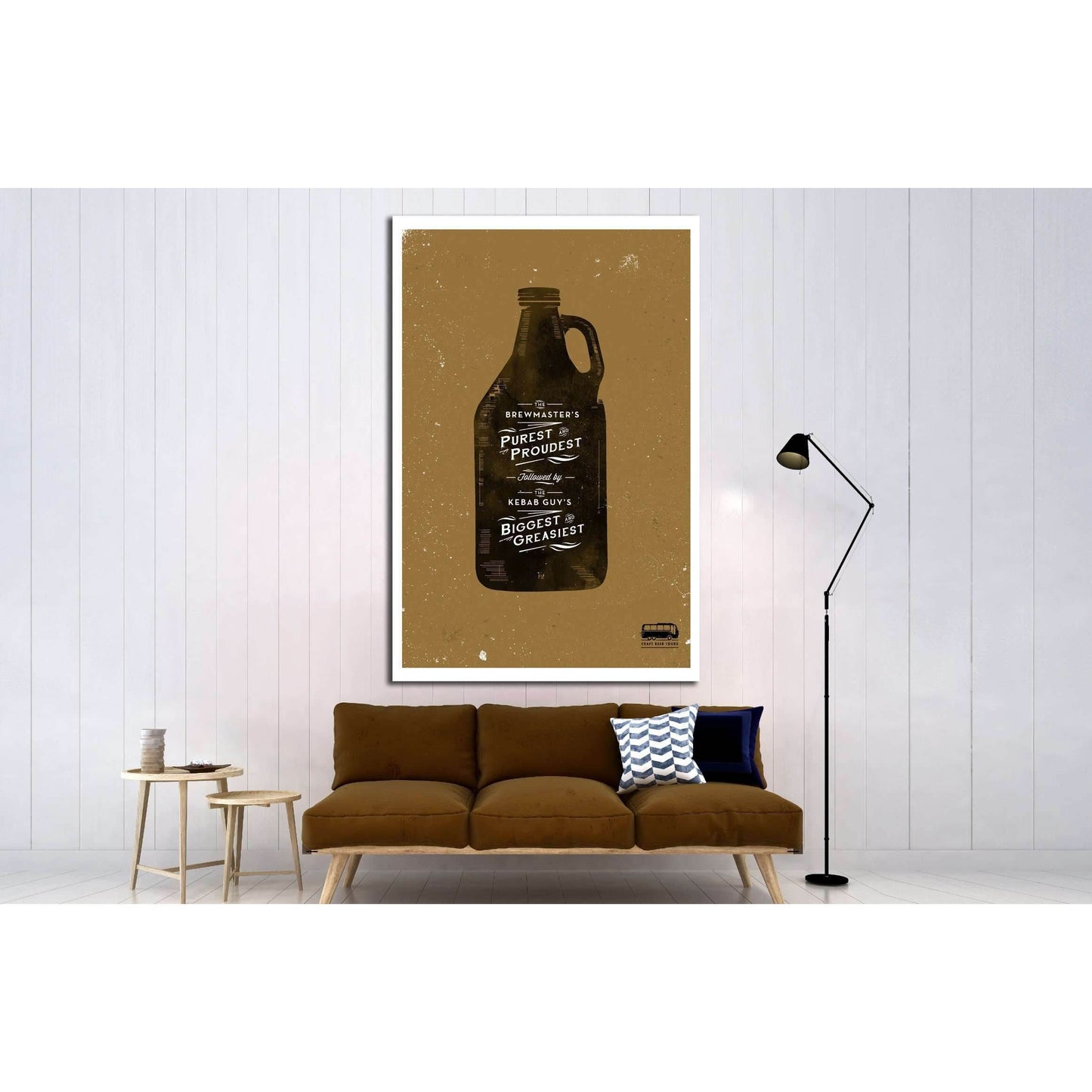 Beer №3431 Ready to Hang Canvas Print - Zellart Canvas Prints ALL_Products, Beer, s-3431