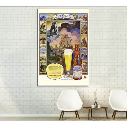 Beer №3432 Ready to Hang Canvas Print - Zellart Canvas Prints ALL_Products, Beer, s-3432