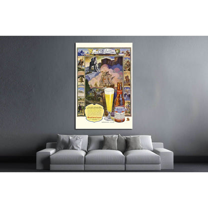 Beer №3432 Ready to Hang Canvas Print - Zellart Canvas Prints ALL_Products, Beer, s-3432