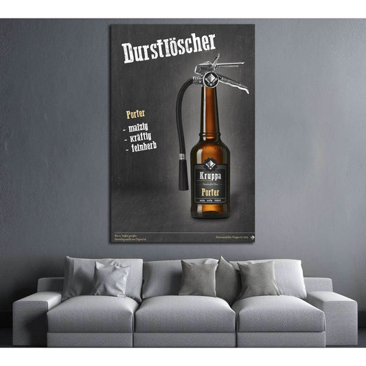 Beer №3415 Ready to Hang Canvas PrintCanvas art arrives ready to hang, with hanging accessories included and no additional framing required. Every canvas print is hand-crafted, made on-demand at our workshop and expertly stretched around 100% North Americ