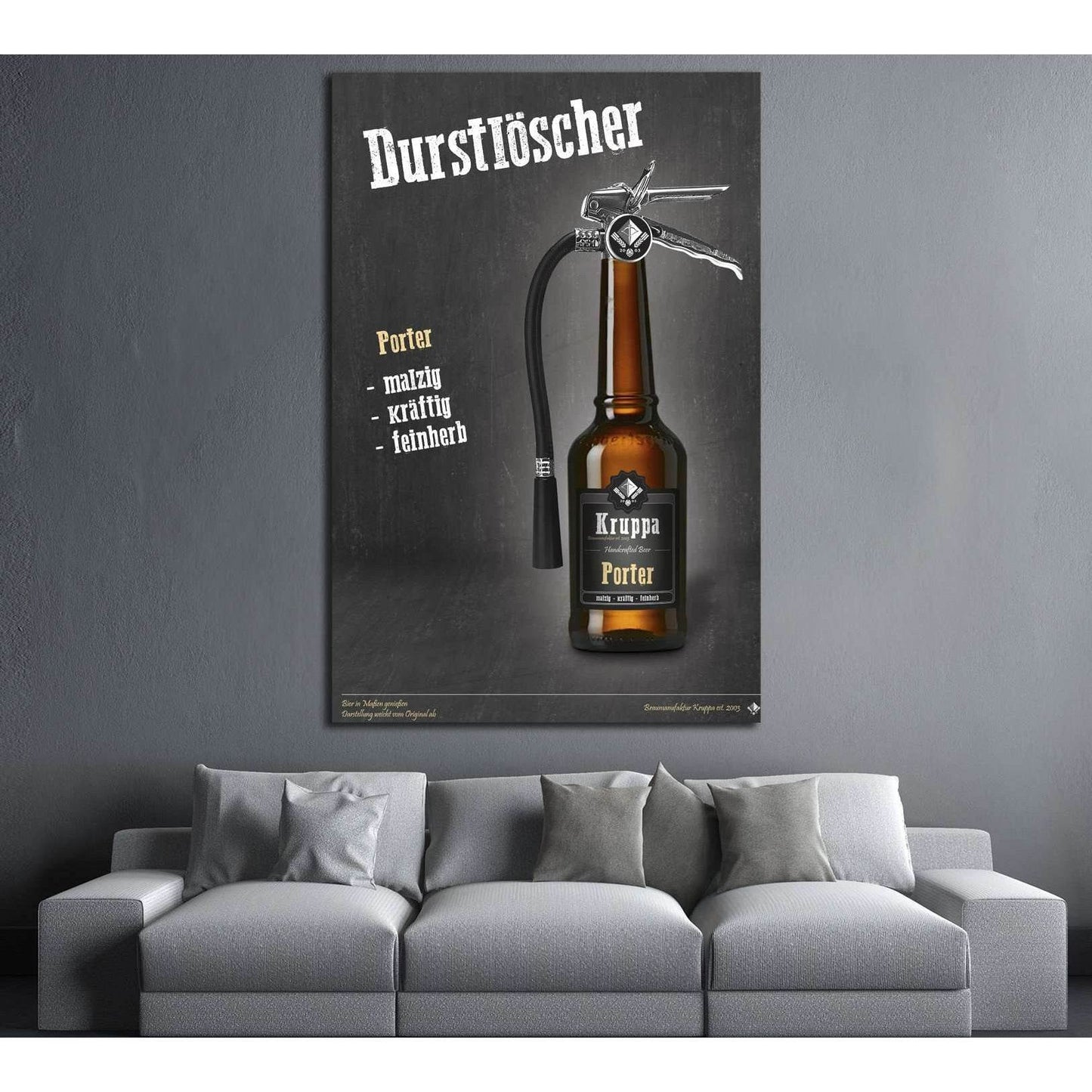 Beer №3415 Ready to Hang Canvas PrintCanvas art arrives ready to hang, with hanging accessories included and no additional framing required. Every canvas print is hand-crafted, made on-demand at our workshop and expertly stretched around 100% North Americ