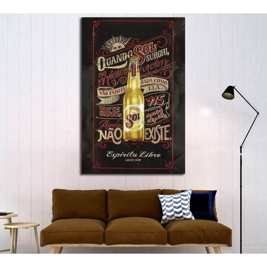 Beer №3418 Ready to Hang Canvas PrintCanvas art arrives ready to hang, with hanging accessories included and no additional framing required. Every canvas print is hand-crafted, made on-demand at our workshop and expertly stretched around 100% North Americ