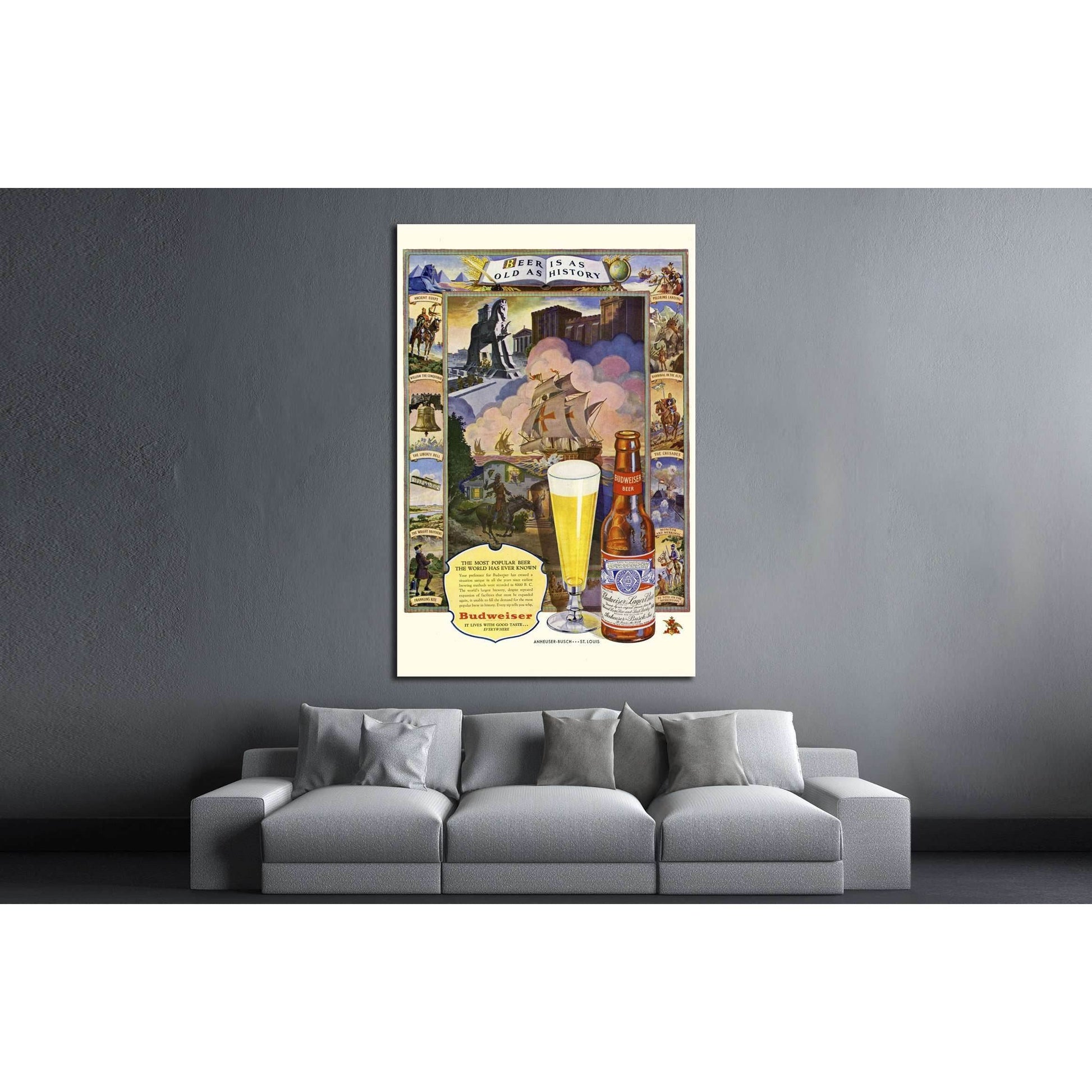 Beer №3432 Ready to Hang Canvas PrintCanvas art arrives ready to hang, with hanging accessories included and no additional framing required. Every canvas print is hand-crafted, made on-demand at our workshop and expertly stretched around 100% North Americ