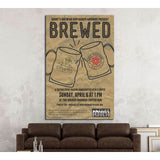 beer №3446 Ready to Hang Canvas Print