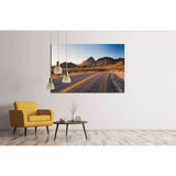 beutiful stretch of historic route 66 №2106 Ready to Hang Canvas Print