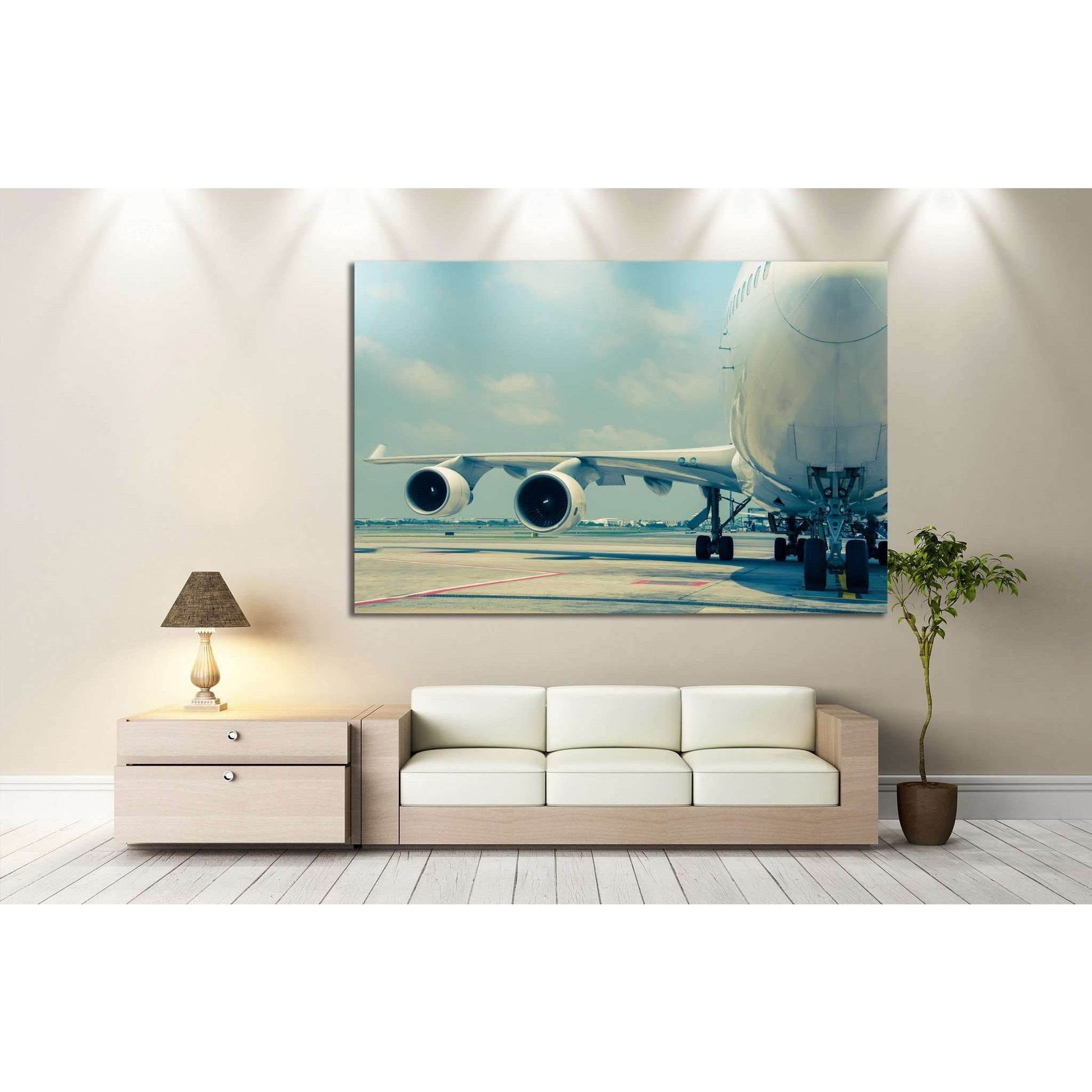 Big Airplane №141 Ready to Hang Canvas PrintCanvas art arrives ready to hang, with hanging accessories included and no additional framing required. Every canvas print is hand-crafted, made on-demand at our workshop and expertly stretched around 100% North