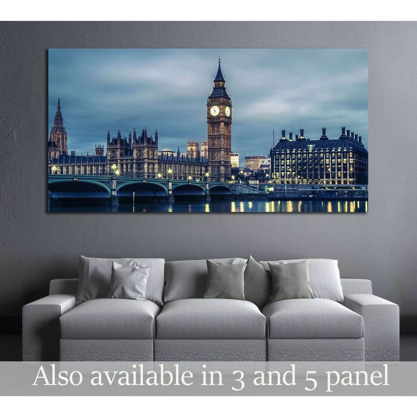 Big Ben and House of Parliament №2711 Ready to Hang Canvas PrintCanvas art arrives ready to hang, with hanging accessories included and no additional framing required. Every canvas print is hand-crafted, made on-demand at our workshop and expertly stretch