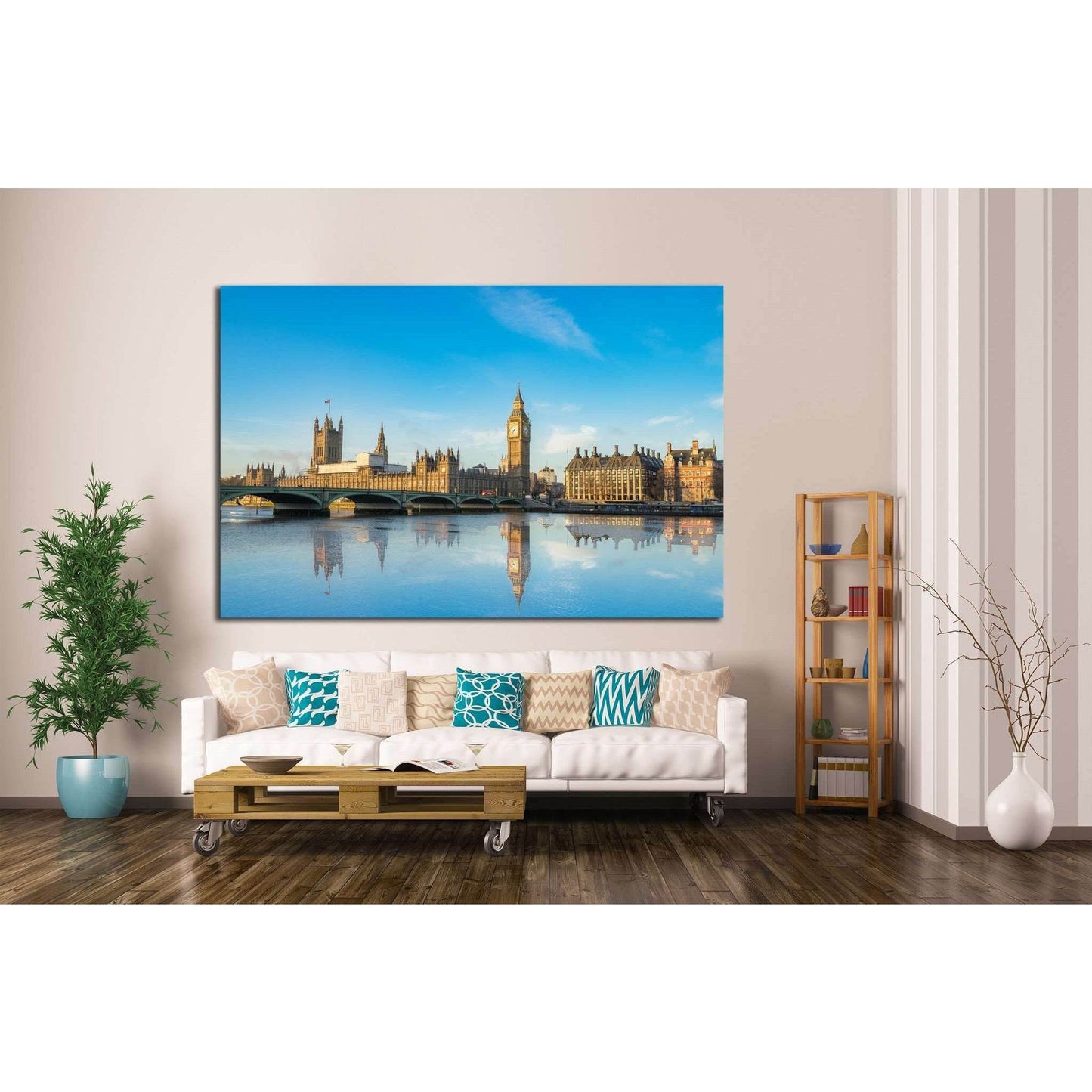 Big Ben and Westminster parliament №1263 Ready to Hang Canvas PrintCanvas art arrives ready to hang, with hanging accessories included and no additional framing required. Every canvas print is hand-crafted, made on-demand at our workshop and expertly stre