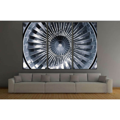 Big Propeller №176 Ready to Hang Canvas Print - Zellart Canvas Prints ALL_Products, wd-176