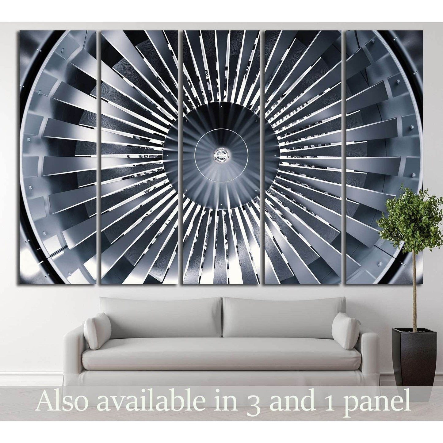 Big Propeller №176 Ready to Hang Canvas Print - Zellart Canvas Prints ALL_Products, wd-176