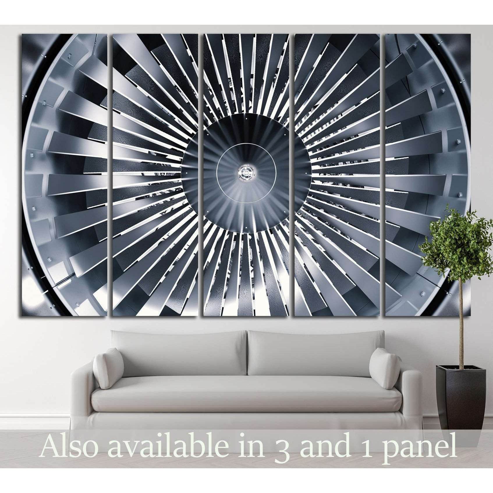 Big Propeller №176 Ready to Hang Canvas Print - Zellart Canvas Prints ALL_Products, wd-176