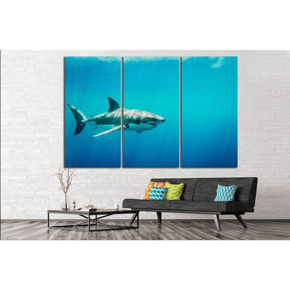 Big Shark №500 Ready to Hang Canvas PrintCanvas art arrives ready to hang, with hanging accessories included and no additional framing required. Every canvas print is hand-crafted, made on-demand at our workshop and expertly stretched around 100% North Am