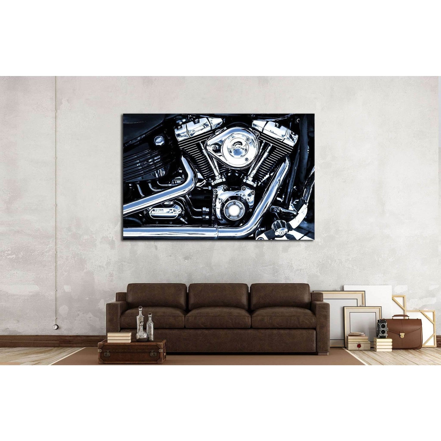 Bike Engine №527 Ready to Hang Canvas PrintCanvas art arrives ready to hang, with hanging accessories included and no additional framing required. Every canvas print is hand-crafted, made on-demand at our workshop and expertly stretched around 100% North