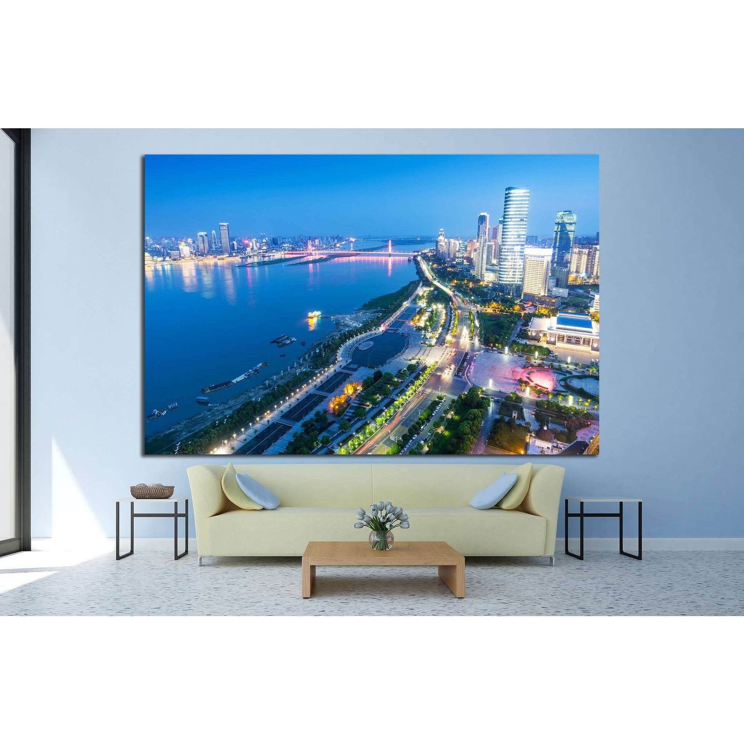 Bird view at Nanchang China №1022 Ready to Hang Canvas PrintCanvas art arrives ready to hang, with hanging accessories included and no additional framing required. Every canvas print is hand-crafted, made on-demand at our workshop and expertly stretched a