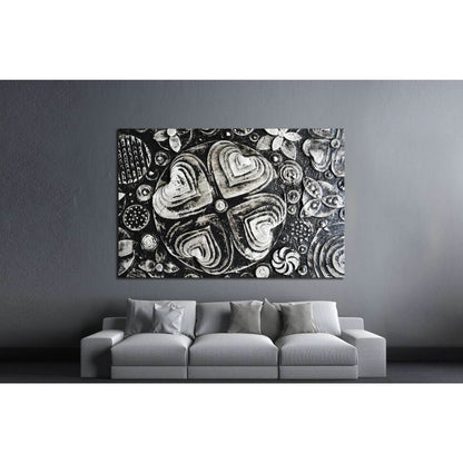 Black and white grunge flowers painting №1350 Ready to Hang Canvas PrintCanvas art arrives ready to hang, with hanging accessories included and no additional framing required. Every canvas print is hand-crafted, made on-demand at our workshop and expertly