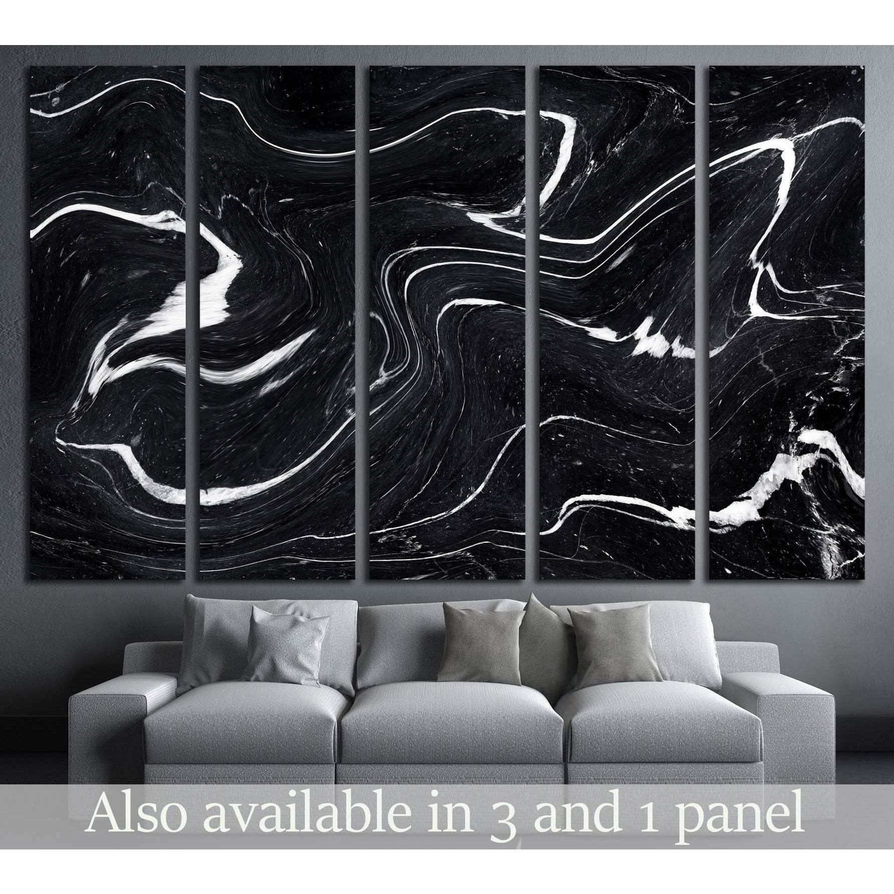 Black Marble ink texture acrylic painted waves texture background №2577 Ready to Hang Canvas PrintCanvas art arrives ready to hang, with hanging accessories included and no additional framing required. Every canvas print is hand-crafted, made on-demand at