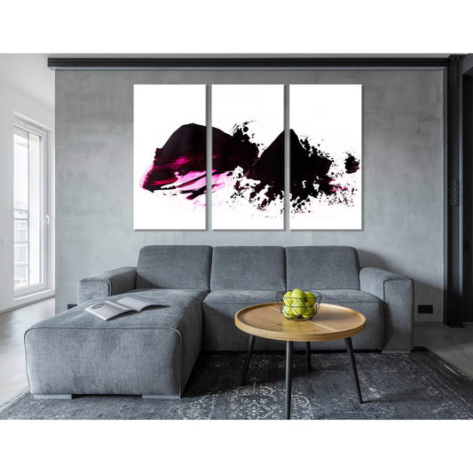 Black Mountains Abstract №04392 Ready to Hang Canvas Print - Zellart Canvas Prints ALL_Products