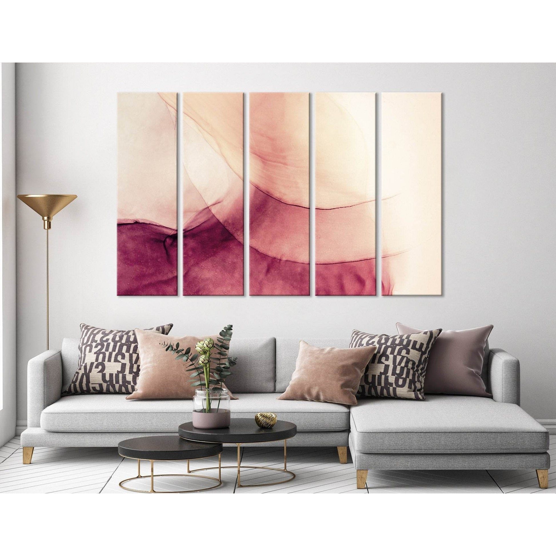 Blooming Flower Abstract №04311 Ready to Hang Canvas Print - Zellart Canvas Prints ALL_Products