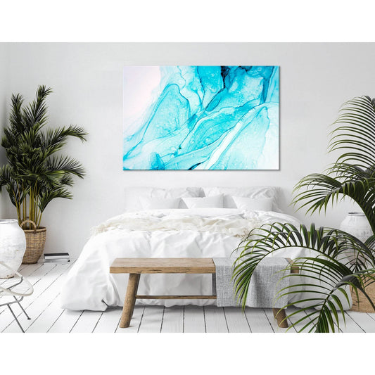 Blue Abstract №04289 Ready to Hang Canvas Print - Zellart Canvas Prints ALL_Products