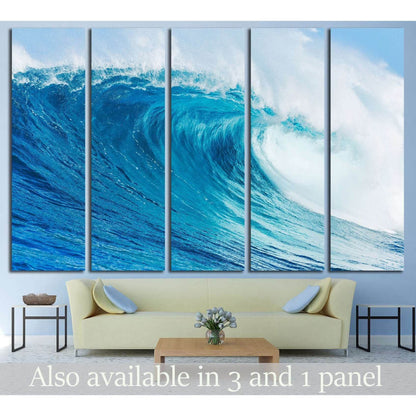 Blue Ocean Wave №2692 Ready to Hang Canvas PrintCanvas art arrives ready to hang, with hanging accessories included and no additional framing required. Every canvas print is hand-crafted, made on-demand at our workshop and expertly stretched around 100% N