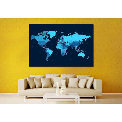 Blue Watercolor World Map Canvas ArtDecorate your walls with a stunning Watercolor map Canvas Art Print from the world's largest art gallery. Choose from thousands of Watercolor map artworks with various sizing options. Choose your perfect art print to co