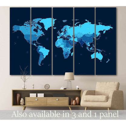 Blue Watercolor World Map Canvas ArtDecorate your walls with a stunning Watercolor map Canvas Art Print from the world's largest art gallery. Choose from thousands of Watercolor map artworks with various sizing options. Choose your perfect art print to co