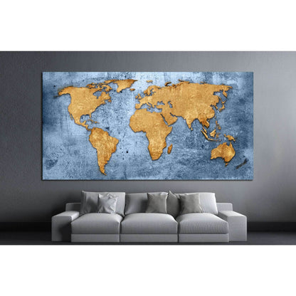 Navy Grunge World Map Canvas PrintDecorate your walls with a stunning Grunge World Map Canvas Art Print from the world's largest art gallery. Choose from thousands of Grunge Map artworks with various sizing options. Choose your perfect art print to comple