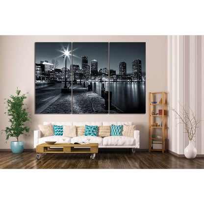 Boston Cityscape №131 Ready to Hang Canvas Print - Zellart Canvas Prints ALL_Products, wd-131