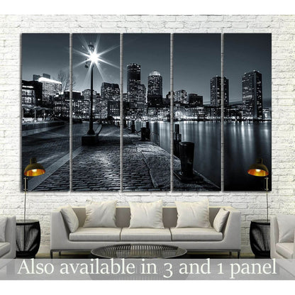 Boston Cityscape №131 Ready to Hang Canvas Print - Zellart Canvas Prints ALL_Products, wd-131
