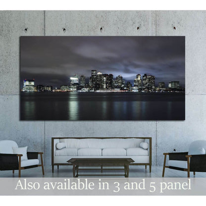 Boston nights №1769 Ready to Hang Canvas PrintCanvas art arrives ready to hang, with hanging accessories included and no additional framing required. Every canvas print is hand-crafted, made on-demand at our workshop and expertly stretched around 100% Nor